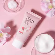 Vanari Laikou Sakura – Limpiador Facial Blanqueador | Espuma Hidratante, Control de Acné y Poros